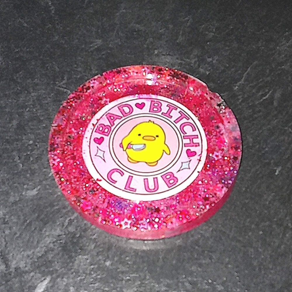 Bad Btch chick Club custom made coaster